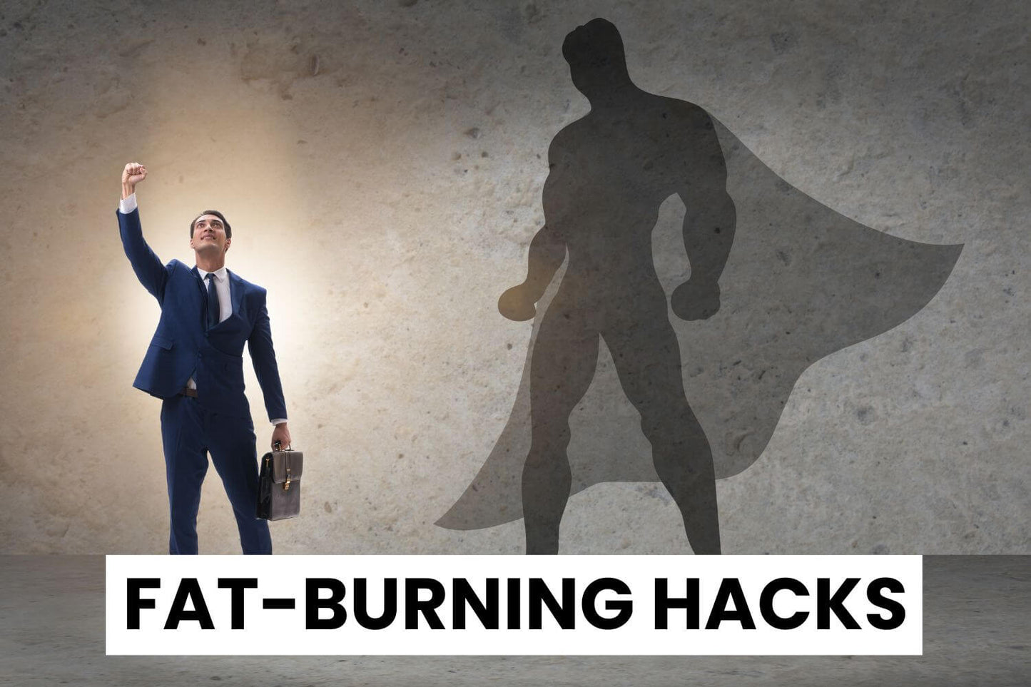 working professional man who feels like a fat burning super hero 