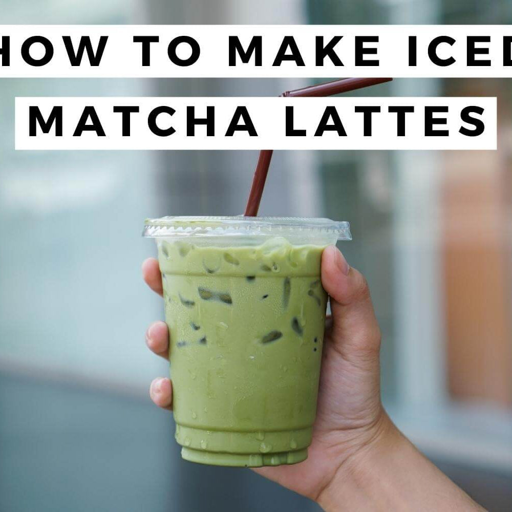 how to make iced matcha lattes
