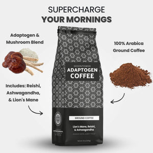 
                  
                    Load image into Gallery viewer, Moontower Adaptogen Mushroom Coffee 12 oz Bag
                  
                