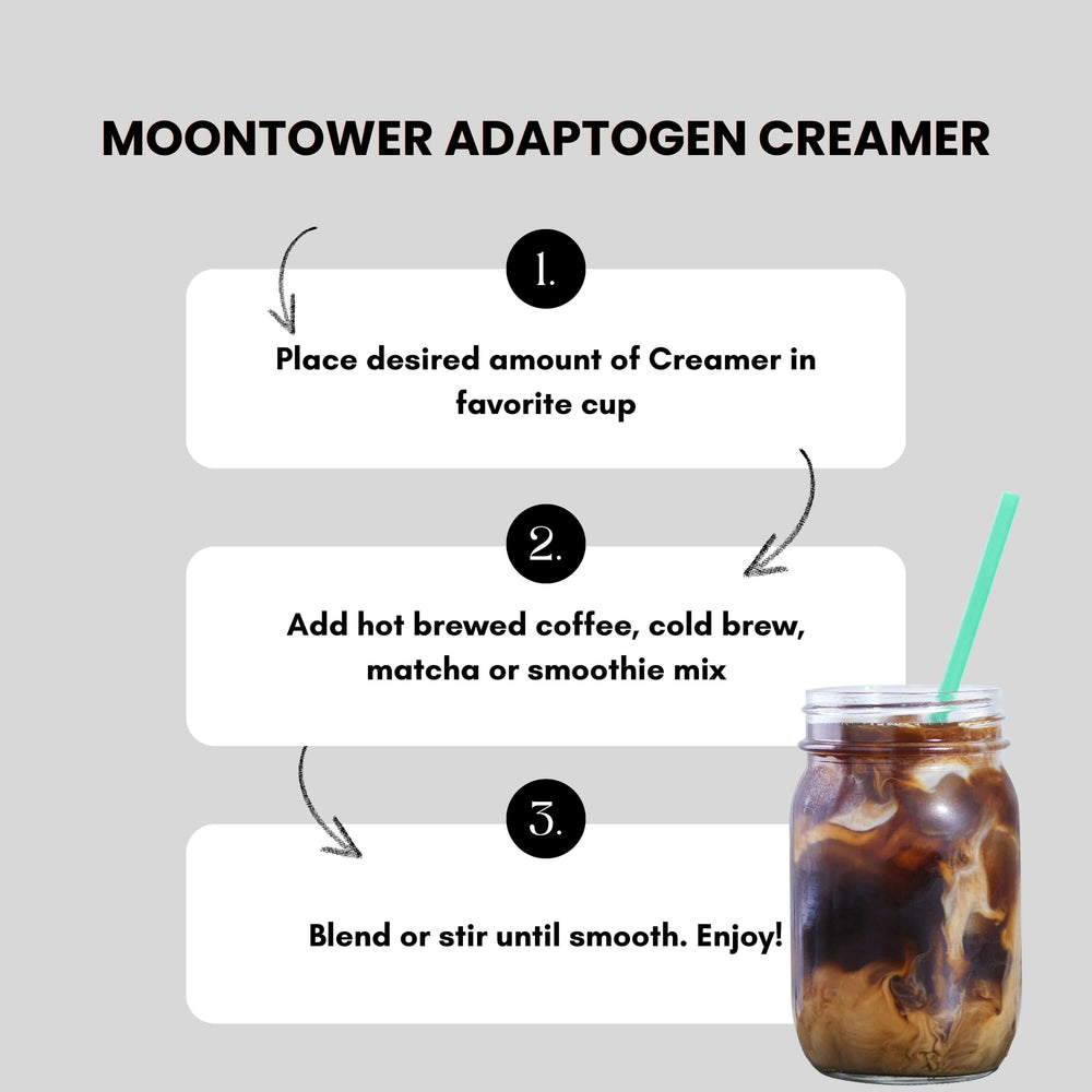 
                  
                    Load image into Gallery viewer, Moontower Adaptogen Coconut Coffee Creamer
                  
                